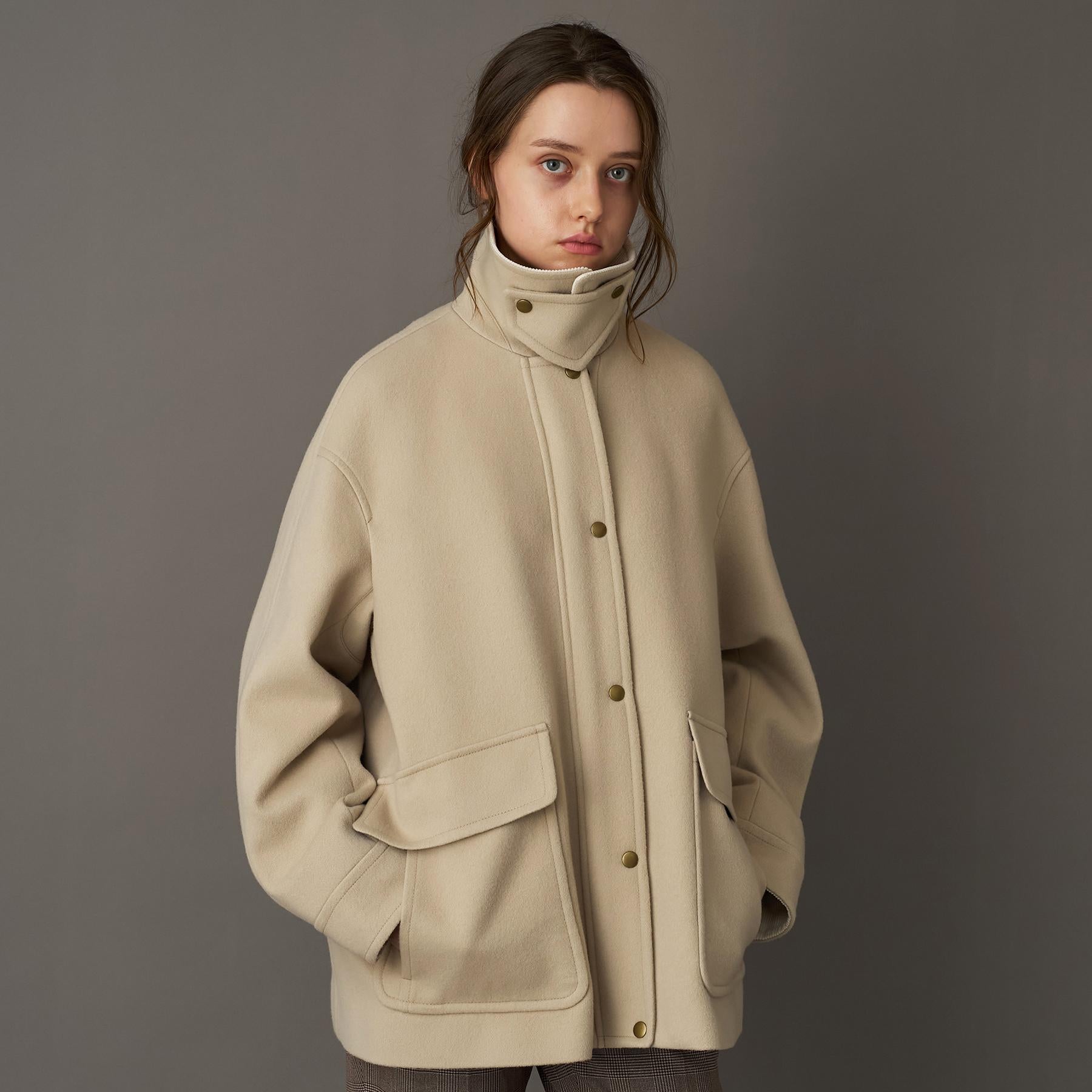 ドレステリア DRESSTERIOR ウールハンティングブルゾン (ブラック(019)) ブラック(019)