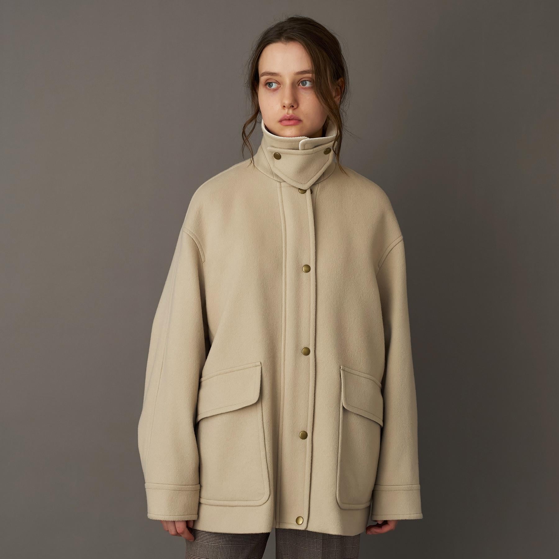 ドレステリア DRESSTERIOR ウールハンティングブルゾン (ブラック(019)) ブラック(019)