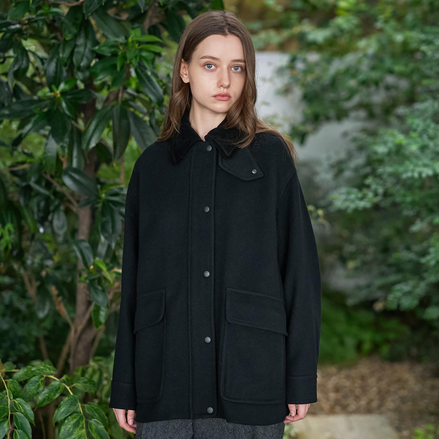 ドレステリア DRESSTERIOR ウールハンティングブルゾン (ブラック(019)) ブラック(019)