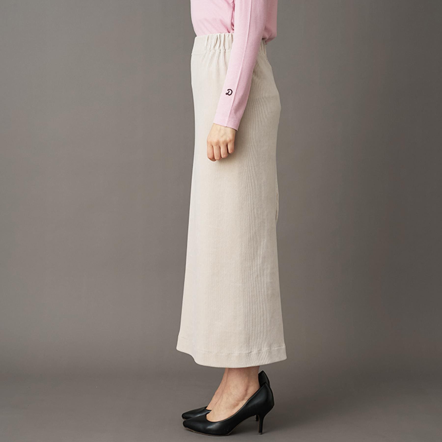 ドレステリア DRESSTERIOR コーデュロイジャージタイトスカート (ライトグレー(011)) ライトグレー(011)