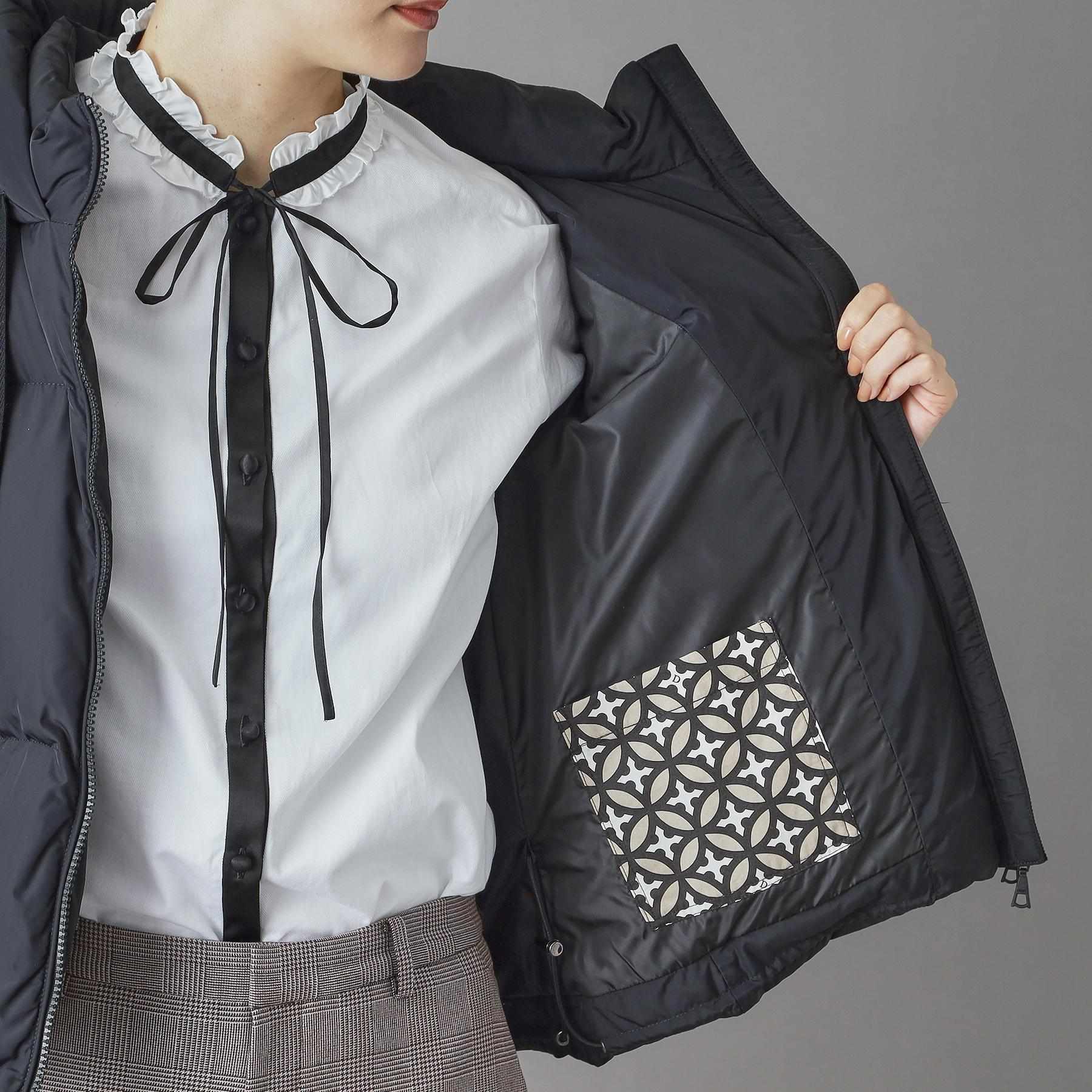 ドレステリア DRESSTERIOR フーデッドショートダウン (ブラック(019)) ブラック(019)