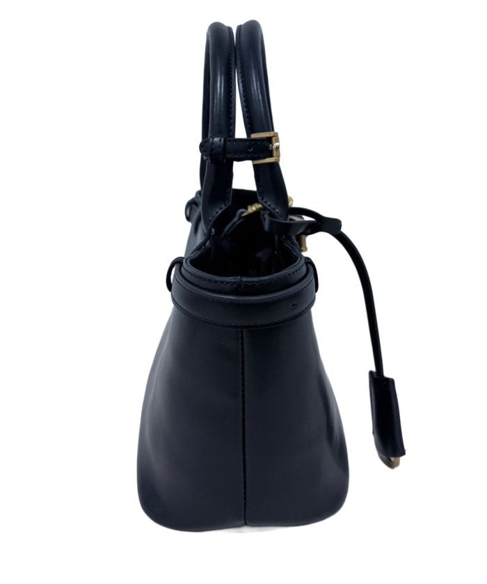 BELTED TOTO BAG SMALL (黒) 黒
