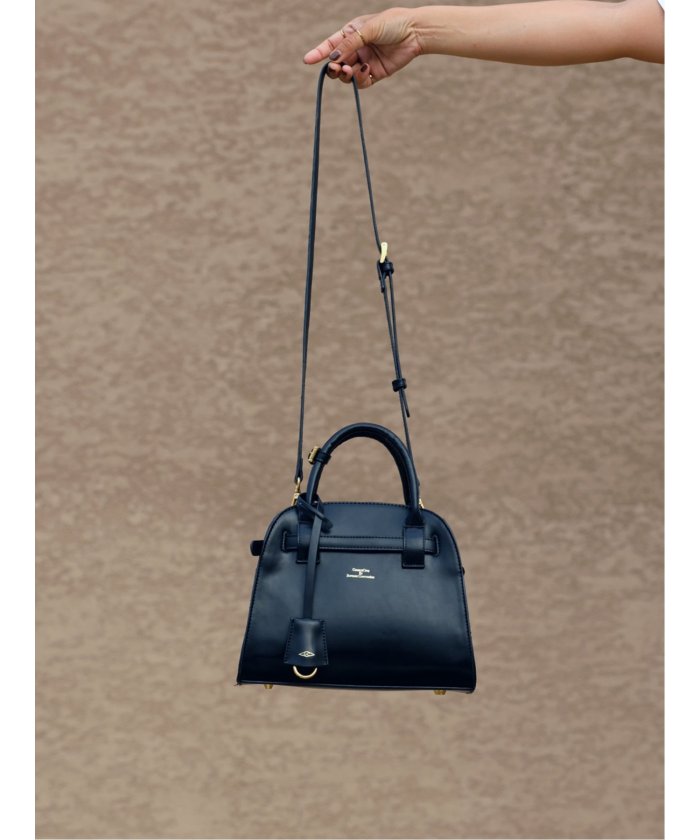 BELTED BOSTON BAG SMALL (グレー) グレー