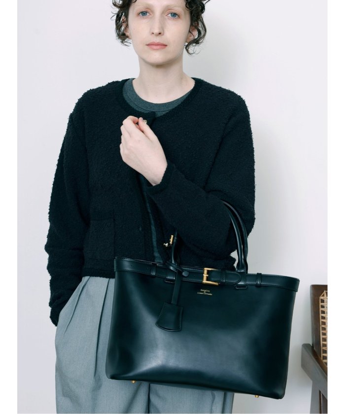 BELTED TOTO BAG MEDIUM (モノトーン) 黒