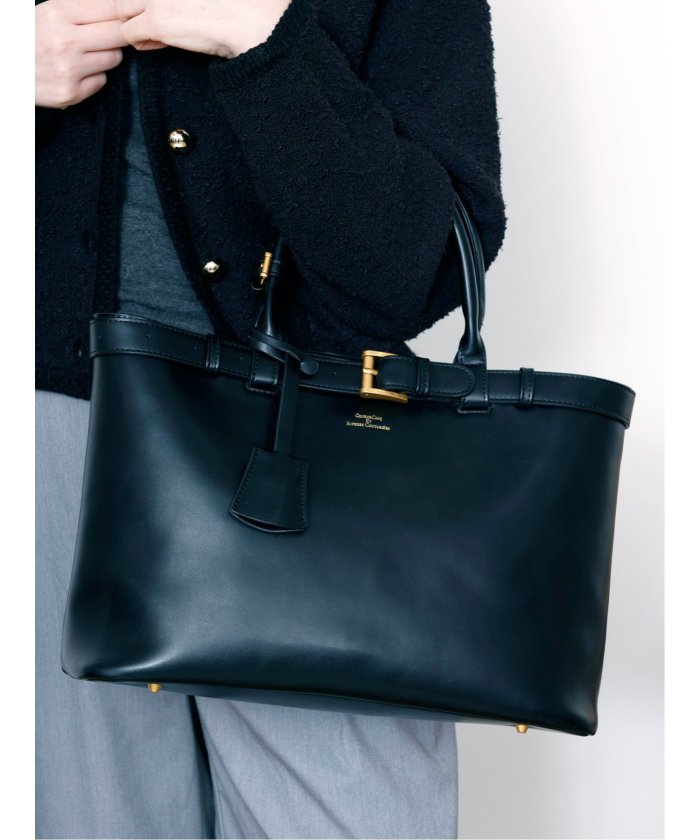 BELTED TOTO BAG MEDIUM (モノトーン) 黒