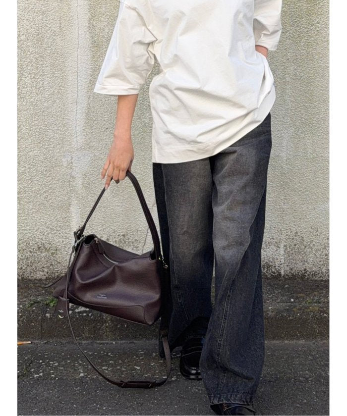 ドロー DRAW ドロー/DRAW ワンハンドル ショルダーバッグ Belted Hand bag (ベージュ) ベージュ