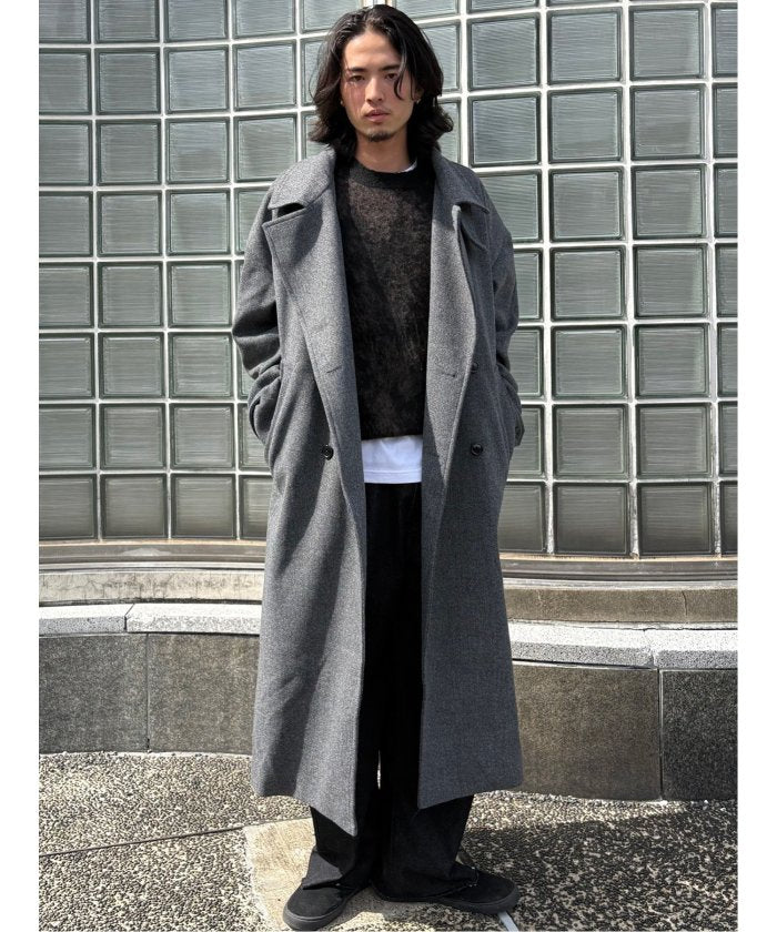 ドロー DRAW DRAW テックメルトン シングルBIGコート (グレー) グレー