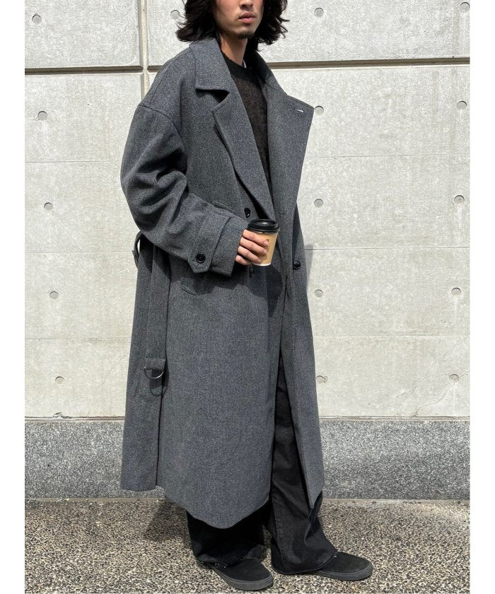 ドロー DRAW DRAW テックメルトン シングルBIGコート (グレー) グレー