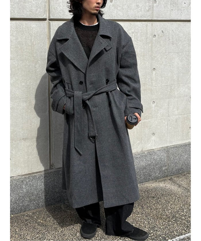 ドロー DRAW DRAW テックメルトン シングルBIGコート (グレー) グレー