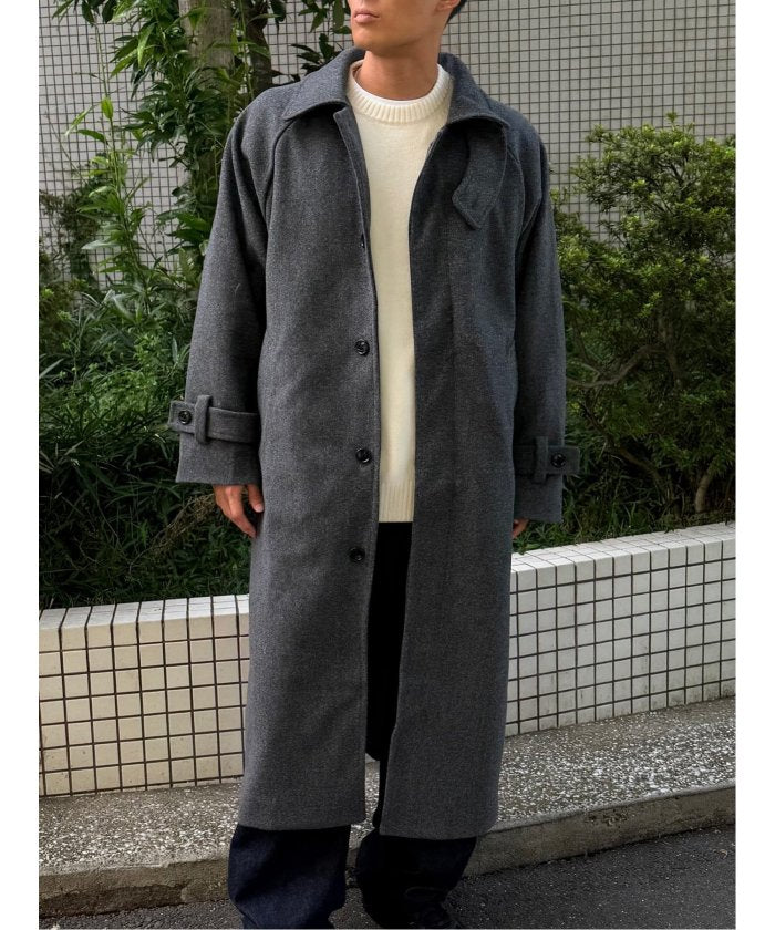 ドロー DRAW DRAW テックメルトン ダブルBIGコート (グレー) グレー