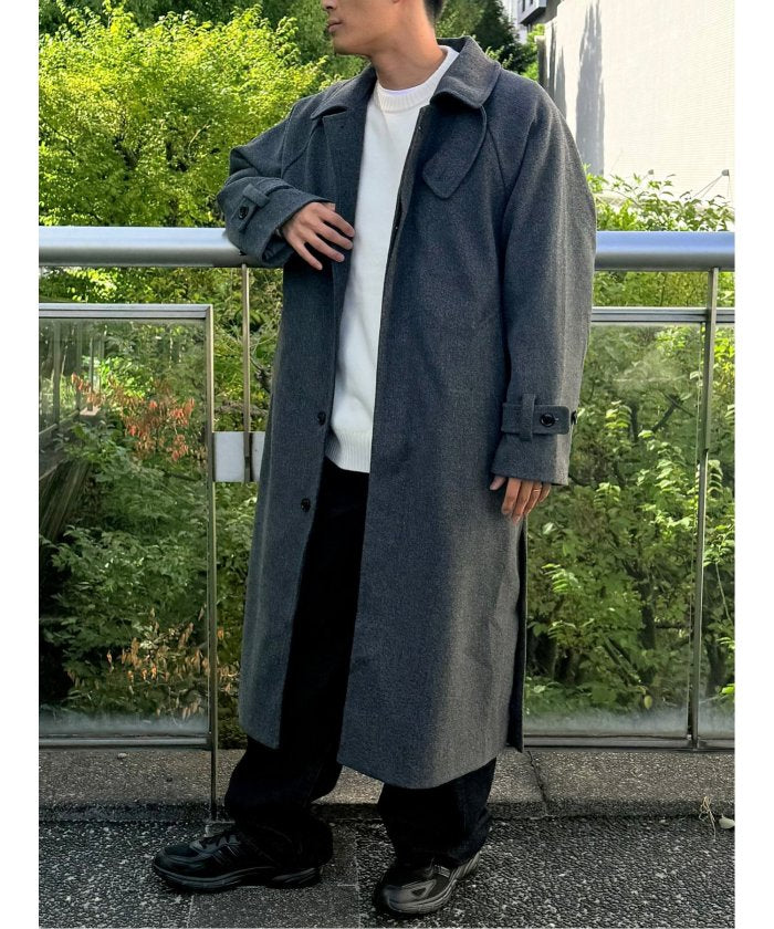 ドロー DRAW DRAW テックメルトン ダブルBIGコート (グレー) グレー