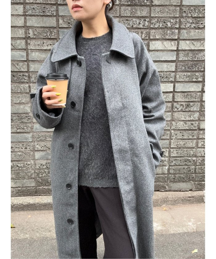 ドロー DRAW DRAW テックメルトン ダブルBIGコート (グレー) グレー