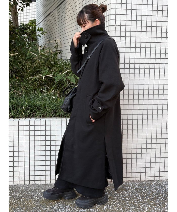 ドロー DRAW DRAW テックメルトン ダブルBIGコート (グレー) グレー