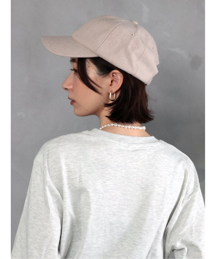 ドロー DRAW DRAW メルトンキャップ (アイボリー) 紺