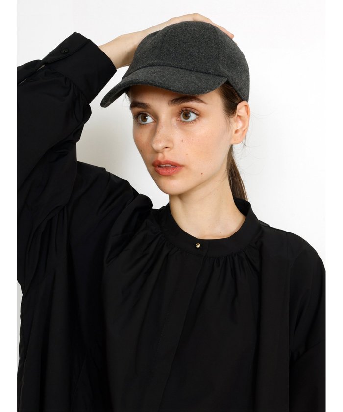 ドロー DRAW DRAW メルトンキャップ (アイボリー) 紺