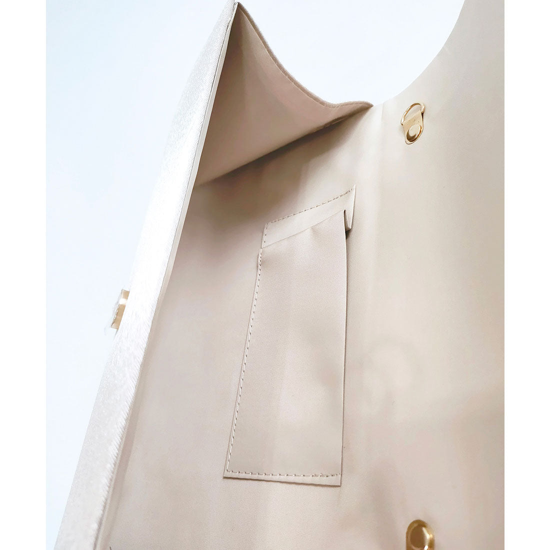 ドレスプラス DRESS+ プリーツサテンパーティークラッチバッグ