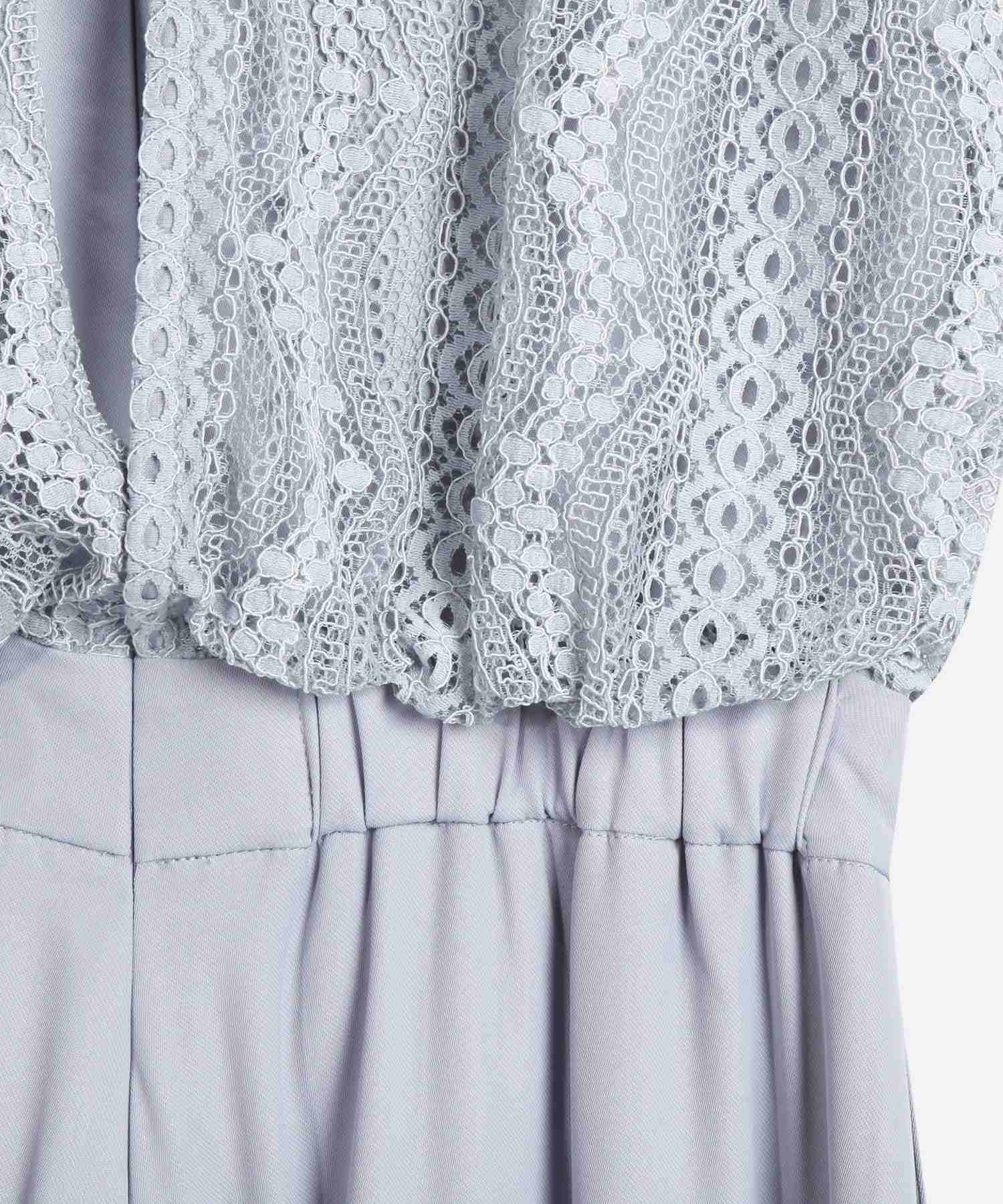 ドレスプラス DRESS+ ジャンプスーツ パンツドレス ポケット付き 結婚式