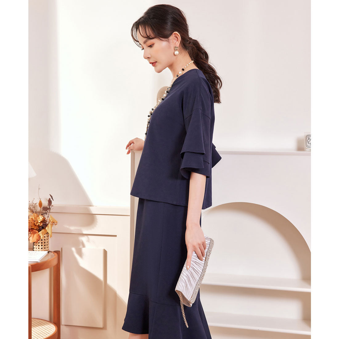 DRESS+ Formal Setup Flared Skirt 2way