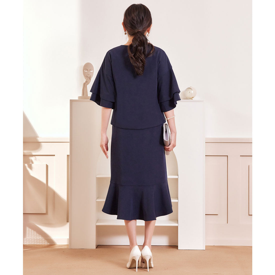 DRESS+ Formal Setup Flared Skirt 2way