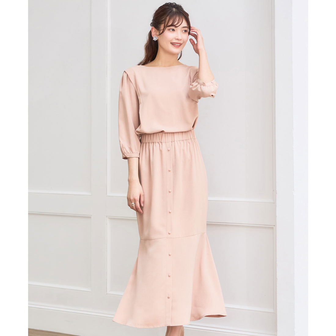 DRESS+ Set up for work Women's blouse A-line skirt Spring/Summer