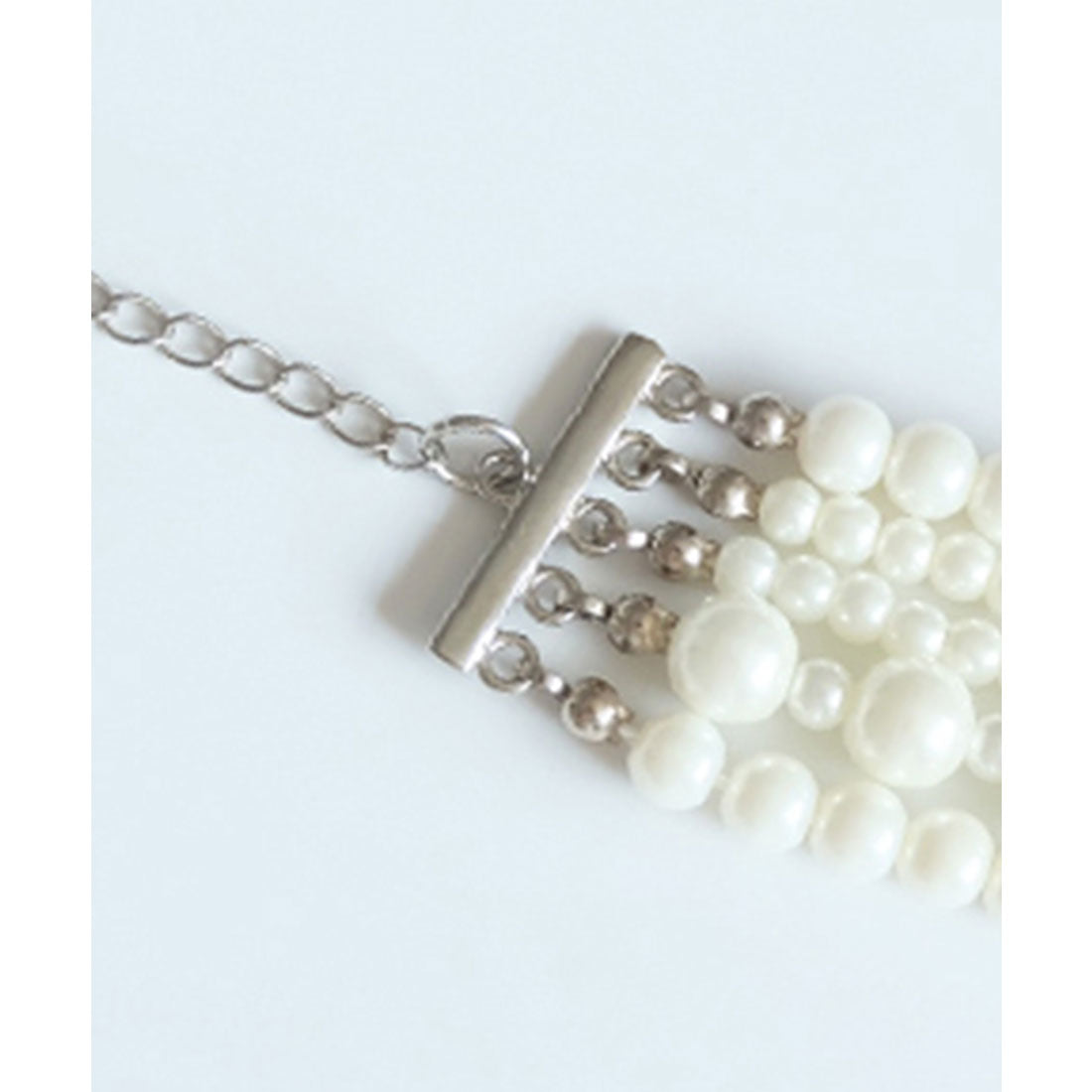 ドレスプラス DRESS+ ランダムフェイクパール5連ネックレス