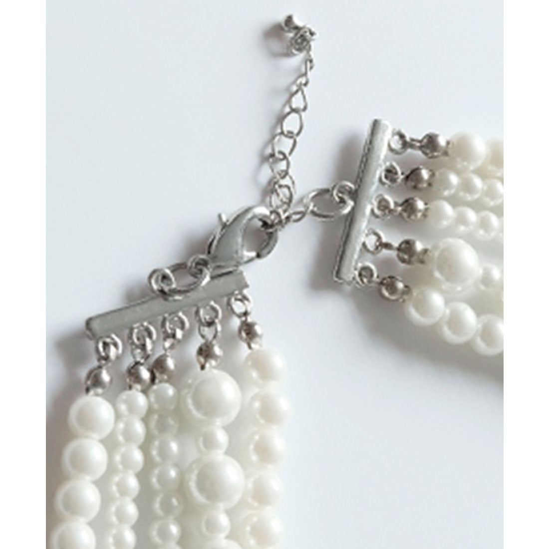 ドレスプラス DRESS+ ランダムフェイクパール5連ネックレス