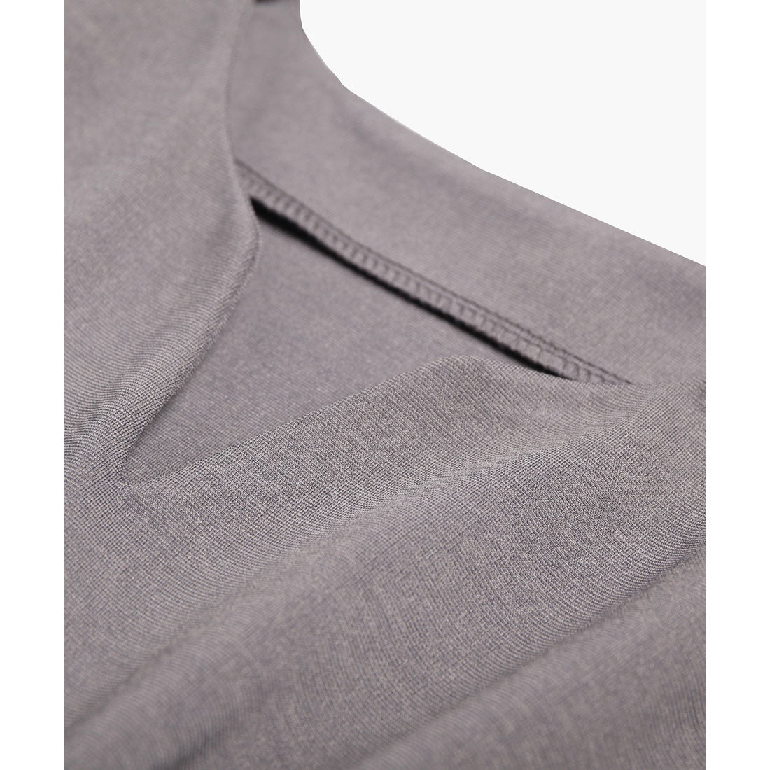 ドレスプラス DRESS+ ワンピース フレア Aライン 長袖 ストレッチ素材 スタイルUP (アッシュブラウン) アッシュブラウン