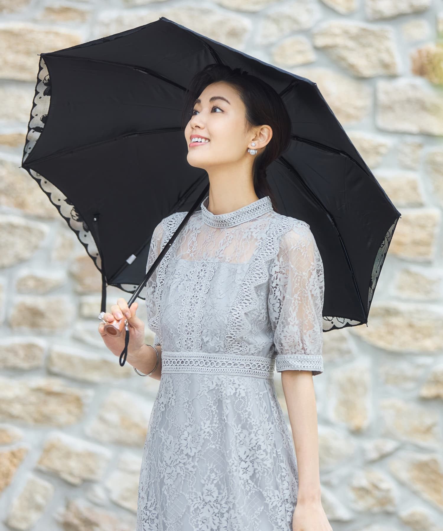DRESS+ One-piece dress, lace, tight, wedding, 5/8 sleeve