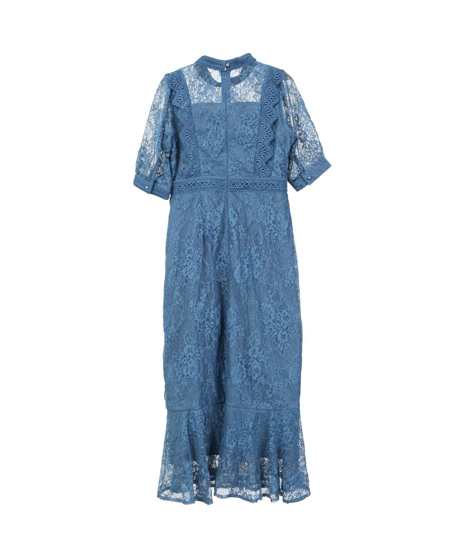 DRESS+ One-piece dress, lace, tight, wedding, 5/8 sleeve