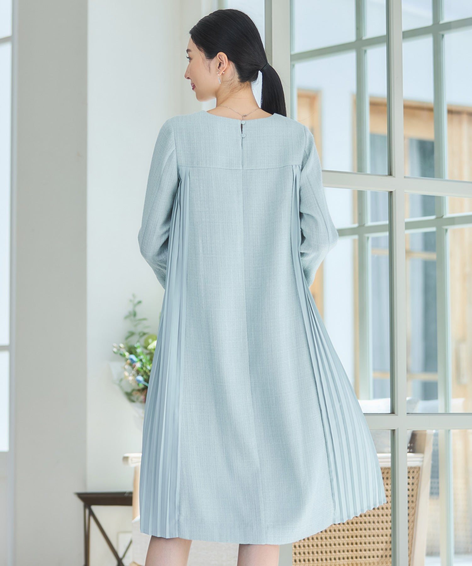 DRESS+ Party Dress Tweed One Piece Wedding