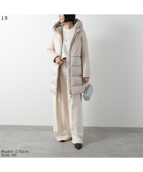 デュノ DUNO DUNO ダウンコート BALLONーX PRATO/MEST ウール切替 フーテッド (19/ベージュ) 19/ベージュ