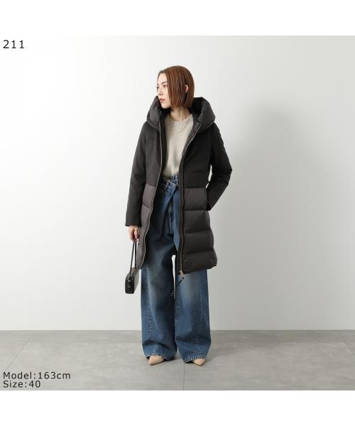 デュノ DUNO DUNO ダウンコート BALLONーX PRATO/MEST ウール切替 フーテッド (19/ベージュ) 19/ベージュ