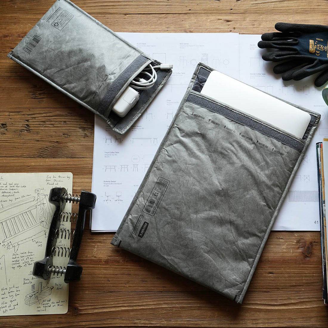 ダルトン DULTON PADDED ENVELOPE BAG FOR 13 INCH LAPTOP GRAY (GRAY) MGY