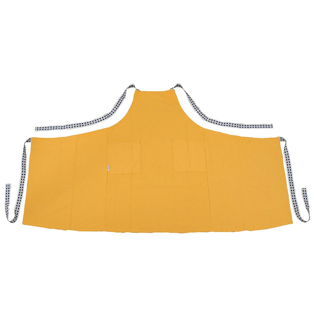 ダルトン DULTON APRON With RIBBON (YELLOW) YELLOW