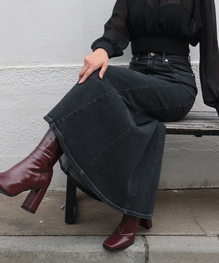 アンビエント AMBIENT ストレッチデニムマーメイドスカート (ダークインディゴ) ダークインディゴ