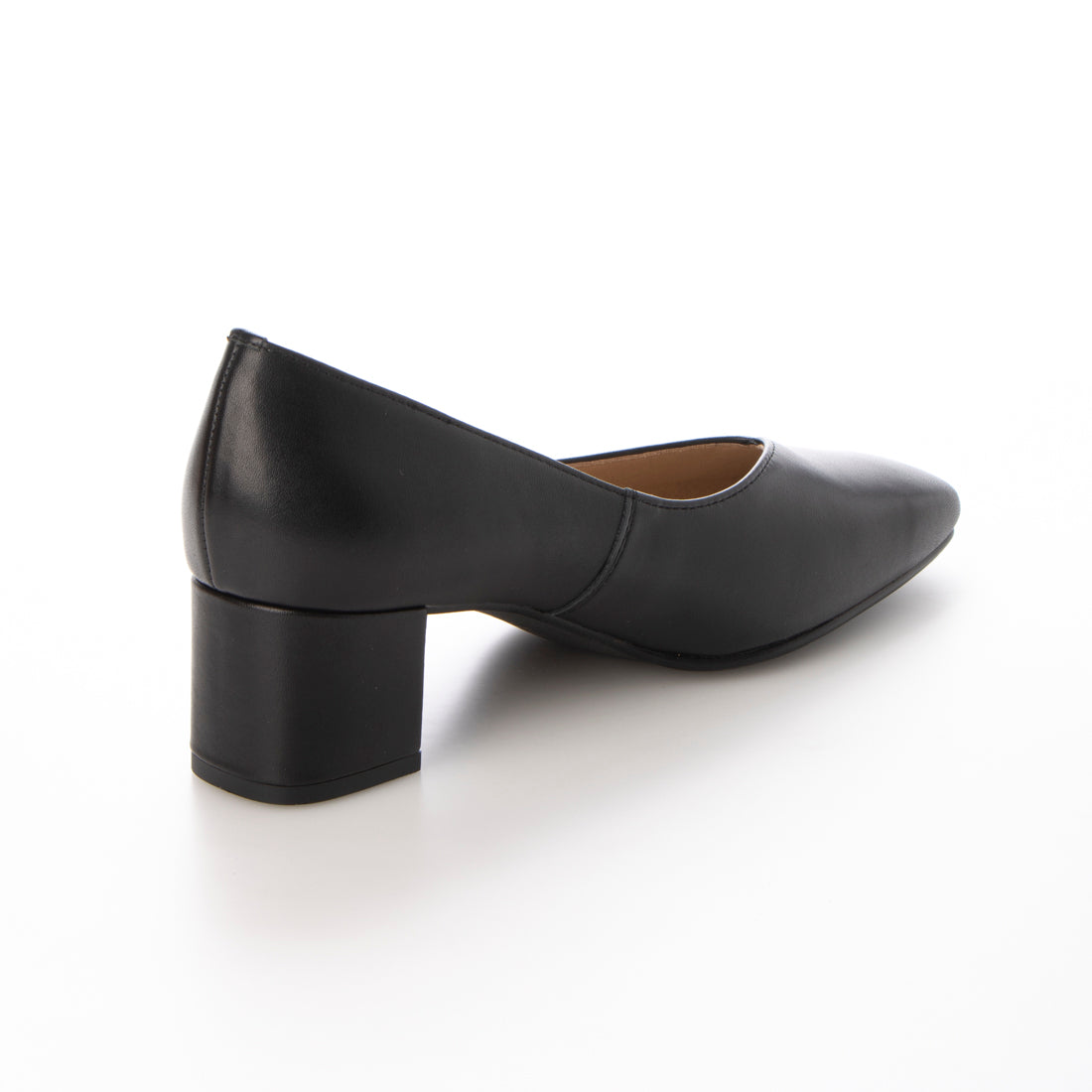 エスプレッソ Espresso 柔らかレザー 楽ちんローヒール プレーンコンフォートパンプス