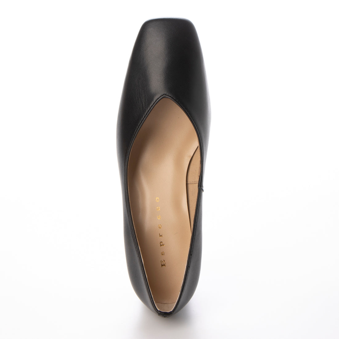 エスプレッソ Espresso 柔らかレザー 楽ちんローヒール プレーンコンフォートパンプス