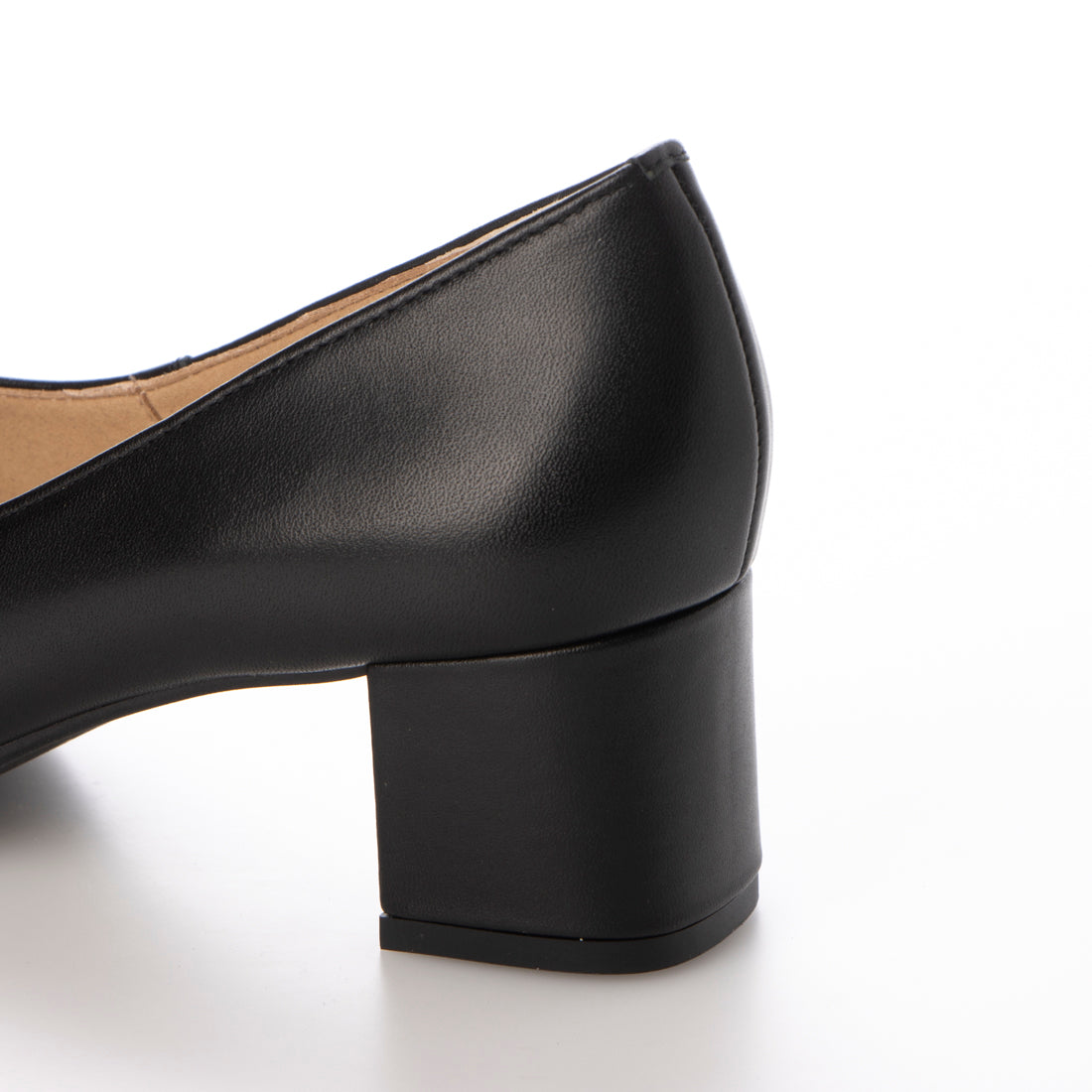 エスプレッソ Espresso 柔らかレザー 楽ちんローヒール プレーンコンフォートパンプス