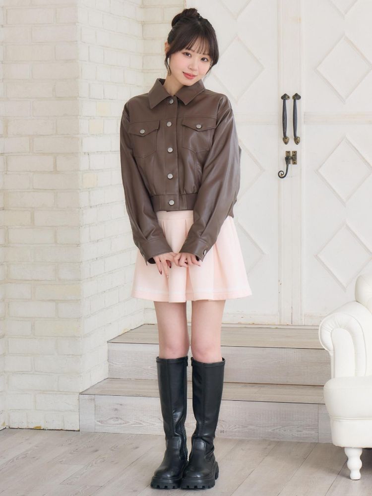 エムズエキサイト ems excite パッチ付FレザーBZ (BRN0) BRN0