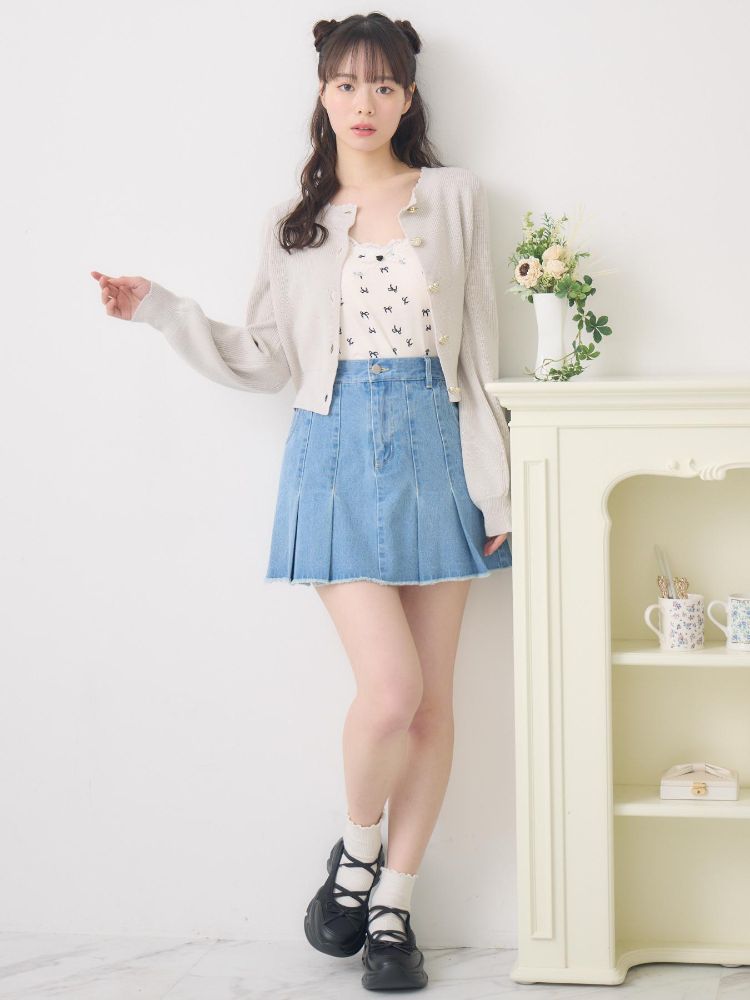 エムズエキサイト ems excite アソートプリーツミニSK (BLK1) BLK1