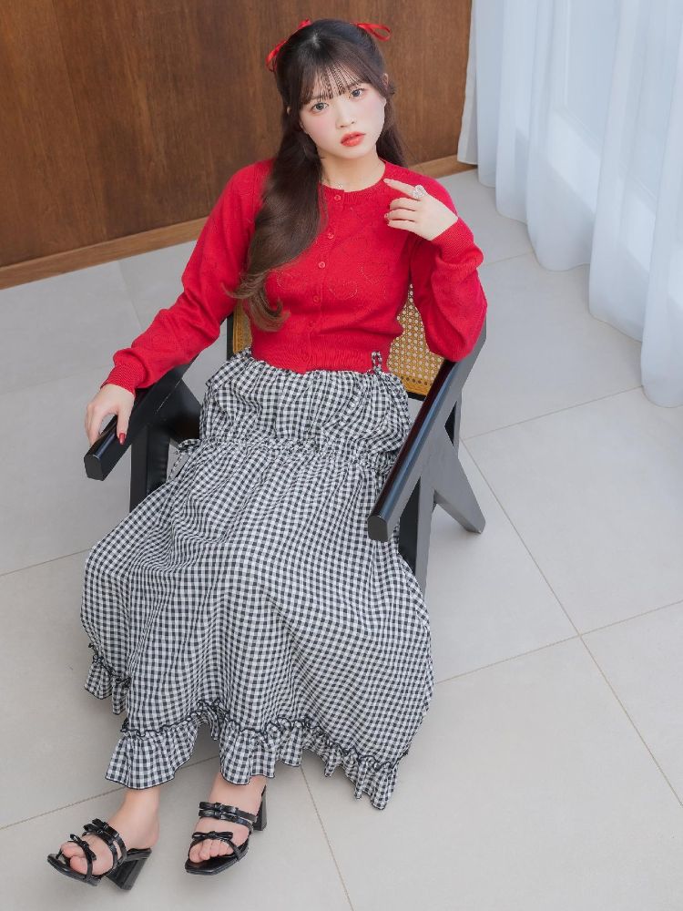 エムズエキサイト ems excite ハートスカシカーデ (RED0) RED0