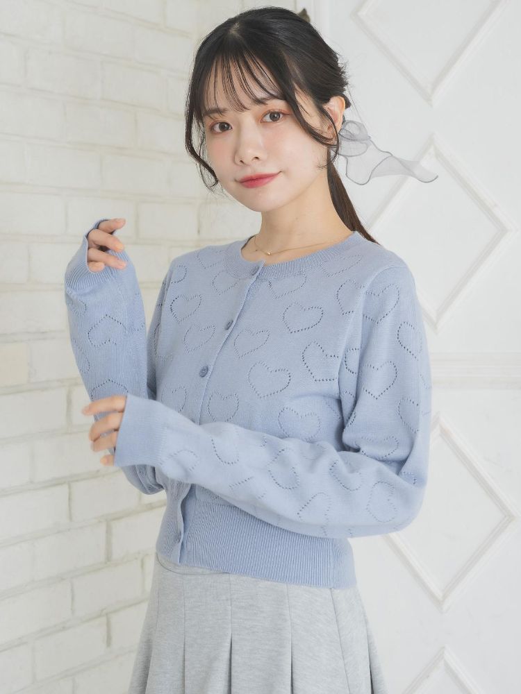 エムズエキサイト ems excite ハートスカシカーデ (RED0) RED0