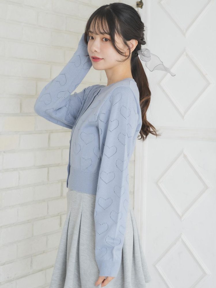 エムズエキサイト ems excite ハートスカシカーデ (RED0) RED0