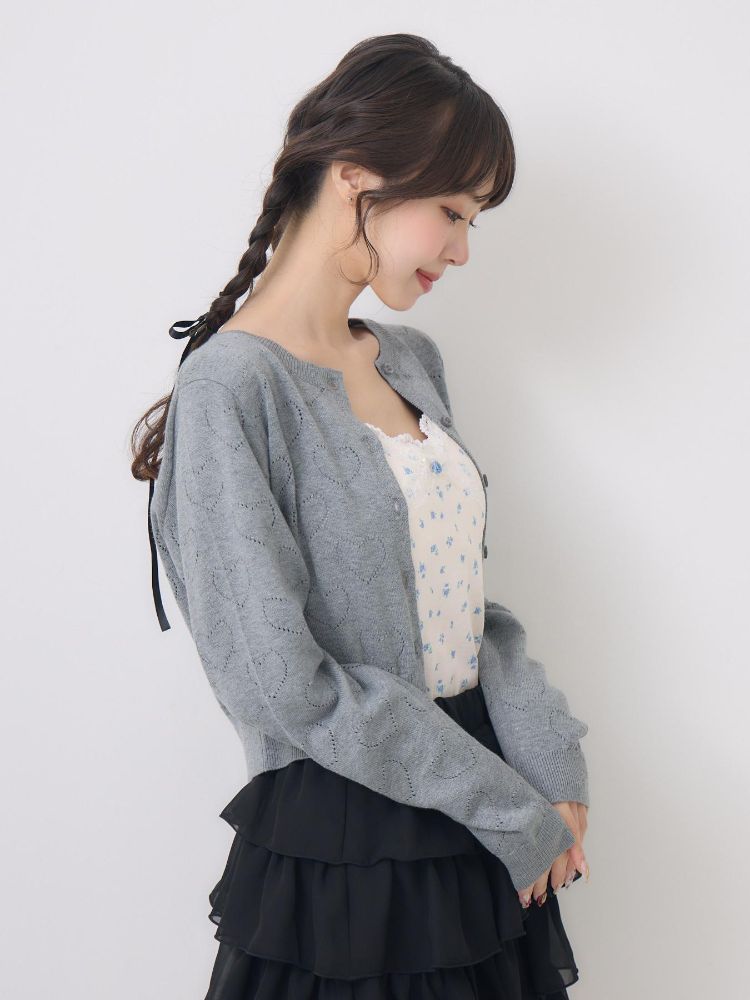 エムズエキサイト ems excite ハートスカシカーデ (RED0) RED0