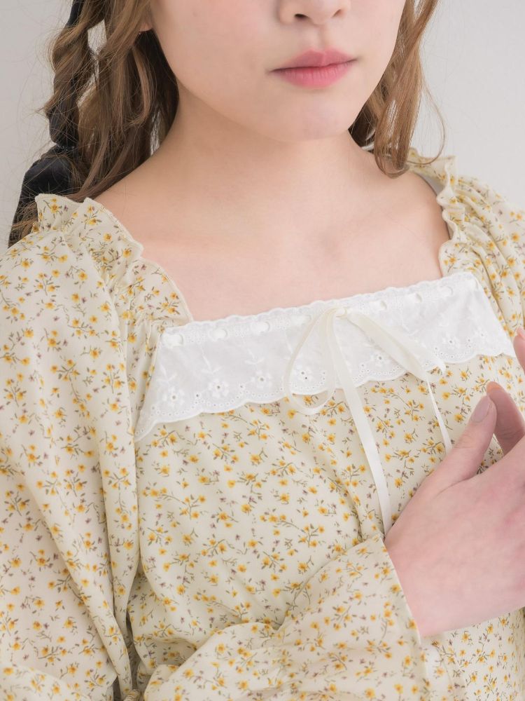 エムズエキサイト ems excite ステッチリボンマーメイドワンピース (P/BLU) P/BLU