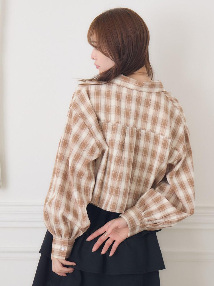 エムズエキサイト ems excite チェックSH&キャミSET (C/BLU) C/BLU