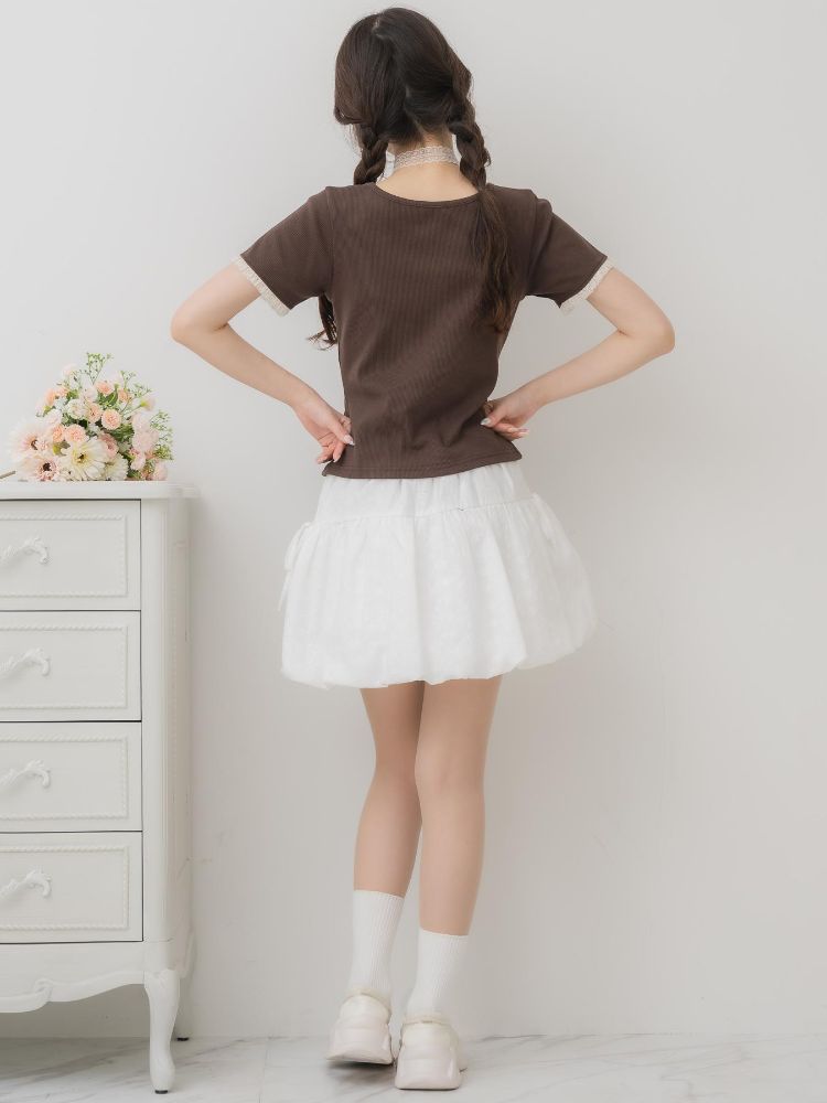 エムズエキサイト ems excite レースチョーカー付きロゴTEE (GRY2) GRY2