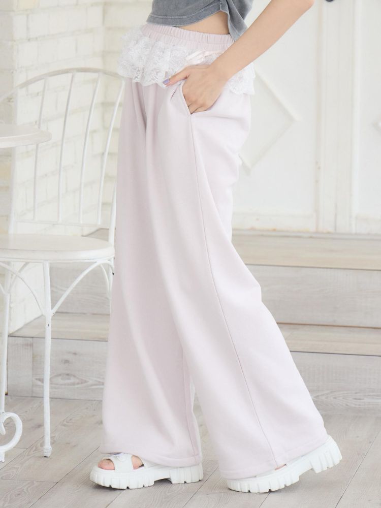 エムズエキサイト ems excite ウエストレーススウェットPT (GRY0) GRY0