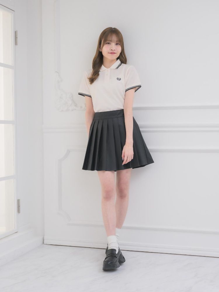 エムズエキサイト ems excite バイカラーポロTEE (BLU2) BLU2