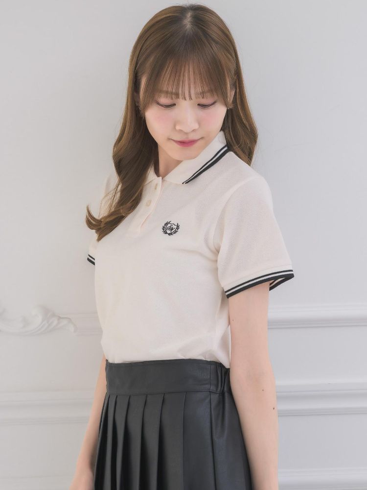 エムズエキサイト ems excite バイカラーポロTEE (BLU2) BLU2